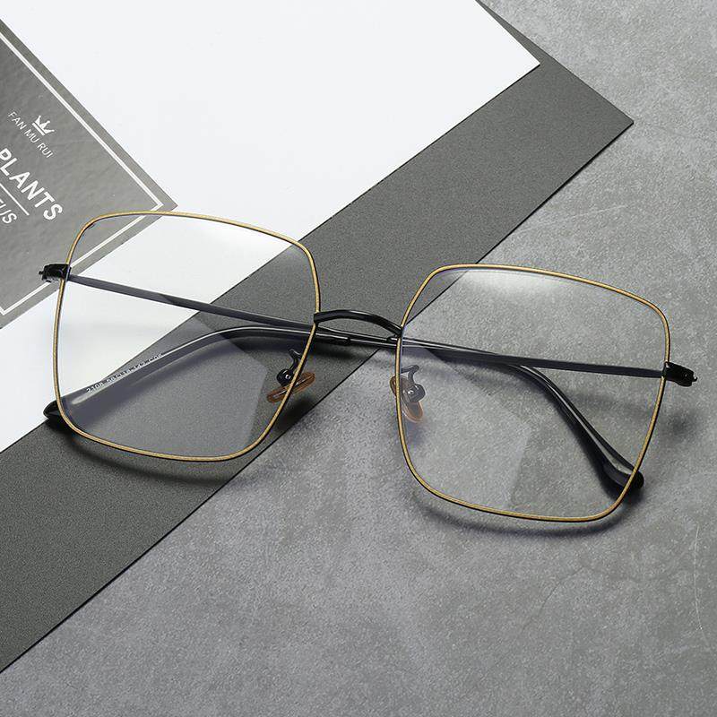 高档周扬款青同款眼镜女网红明星方框镜架射防男辐蓝光眼睛韩版潮