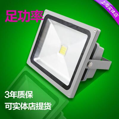 LED投光灯户外防水海洋船舶工厂房广告投射探照灯宽压110V彩色光