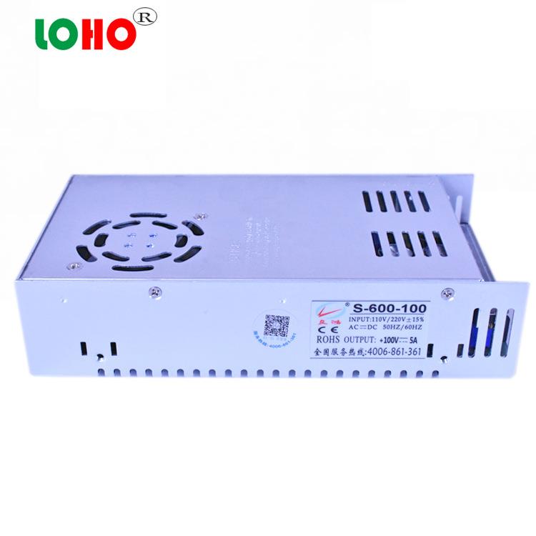 03651~电100V6关A开关电源100V流600W可调直流电源开100V90V恒压