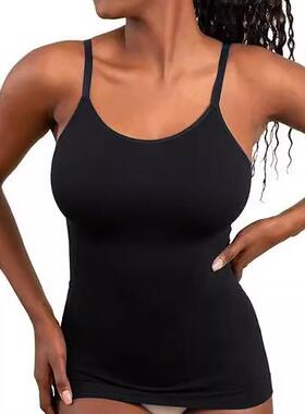 Women's vest, collarbone exposed, plus size striped top