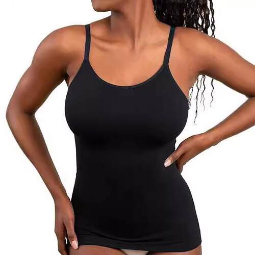 Women's vest, collarbone exposed, plus size striped top