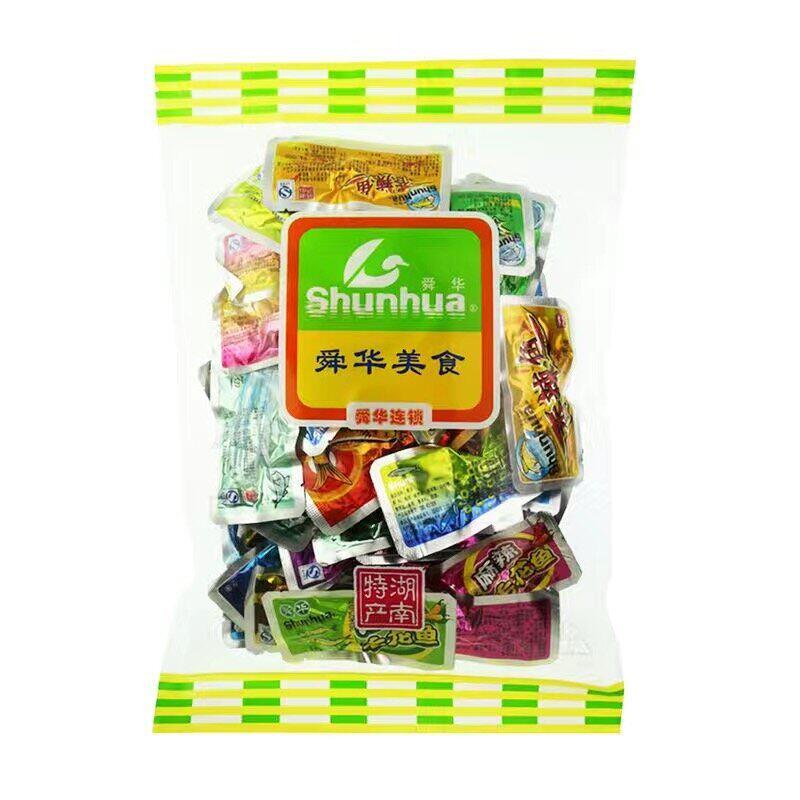 湖南郴州临武特产 (舜华东江牌)500混合装散装年货零食毛毛鱼块