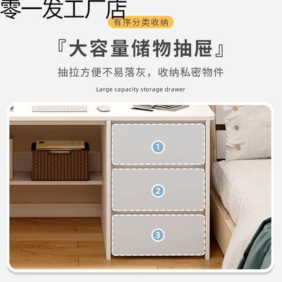 电脑桌式用办学公桌现代简约DB1S-129带抽屉书桌桌椅组合卧家室学