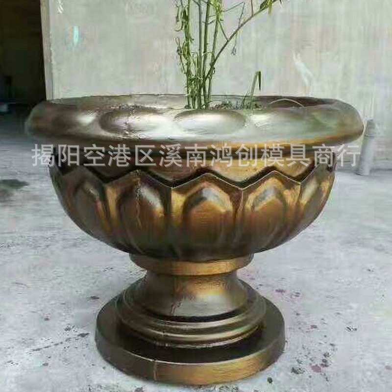 厂家供应欧式塑料水泥花盆模具装饰圆形庭院阳台中小型花盆模具