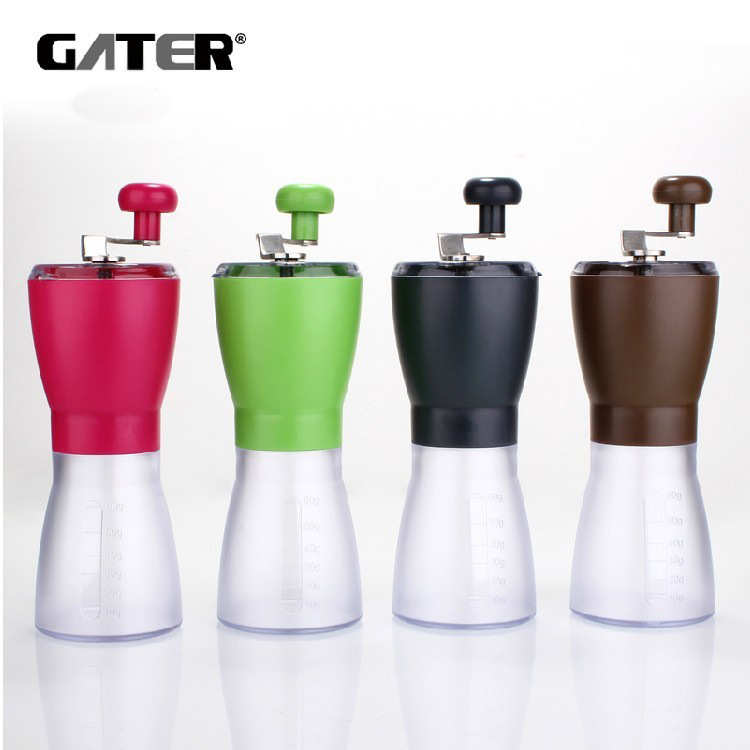 GATER可水洗手摇磨豆机 手动磨咖啡豆机磨粉器研磨芝麻花椒胡椒机