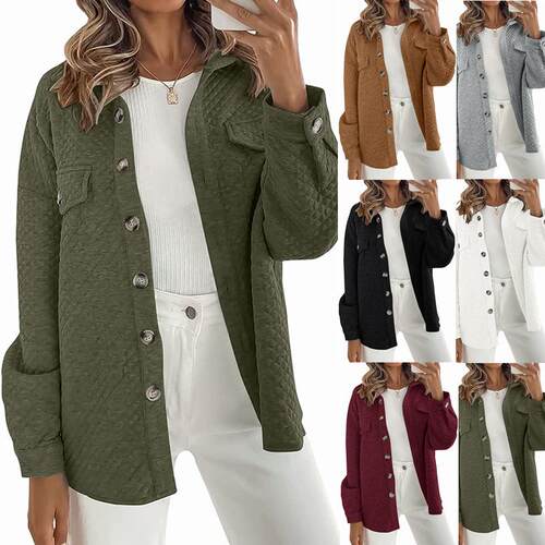 Women's diamond pocket lightweight jacket jacket