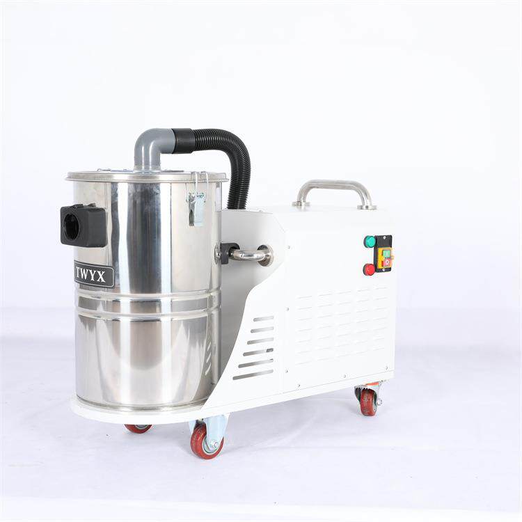 4KW移动式工业吸尘器4kw工厂地面机床铁屑灰尘清理过滤吸尘机