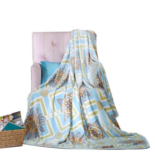 FUANNA 伊斯菲尔双人多功能法兰绒毯 180*200CM