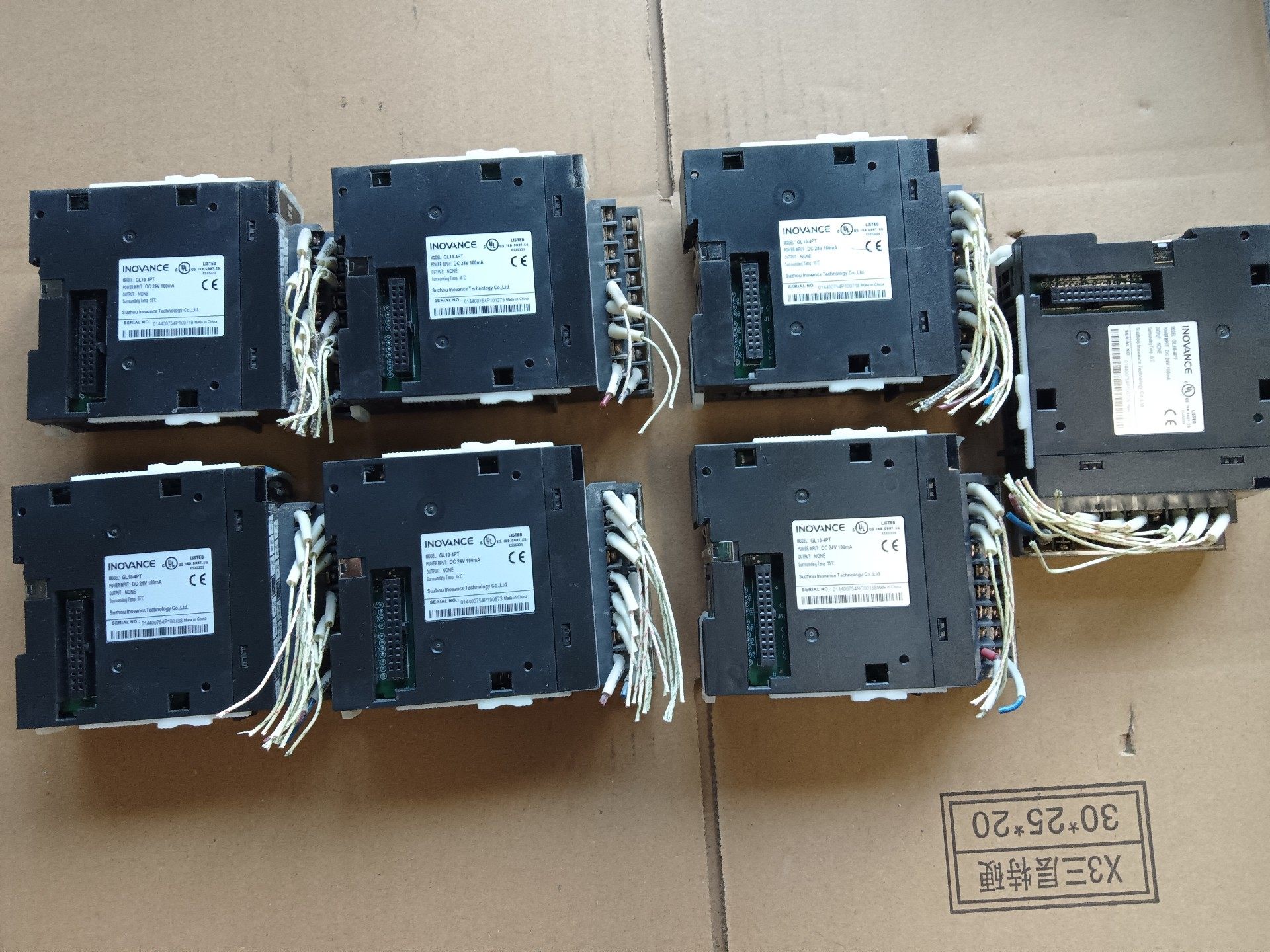 GL10-4PT，汇川PLC拆机成色漂亮，功能正常