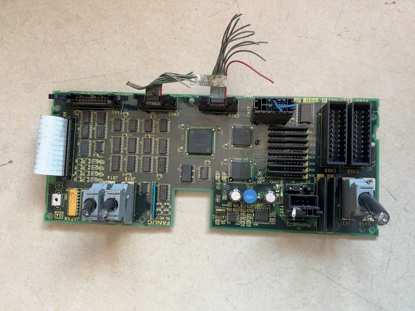 拆机发那科键盘控制板A20B-8002-0020，实物拍摄，