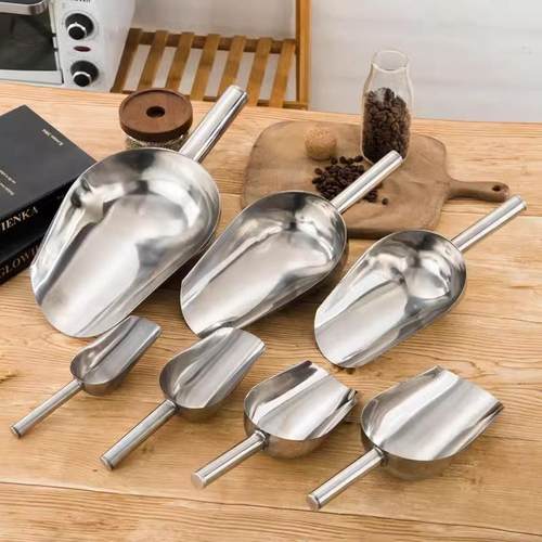 Stainless Steel Ice Scoop, Rice Scoop, Flour Scoop, Speciali