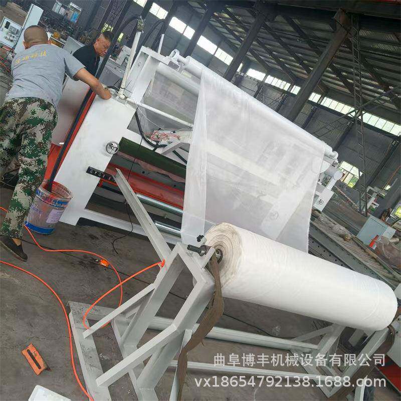 玻璃纤维网格布料树脂胶涂胶机无纺布涂布机毛毡浸胶烘干一体机