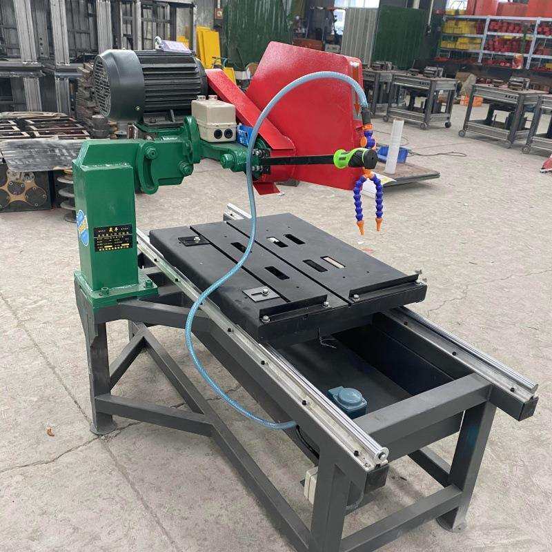 大型台式石材切割机 大理石花岗岩耐火砖云石路沿石倒角切石头机