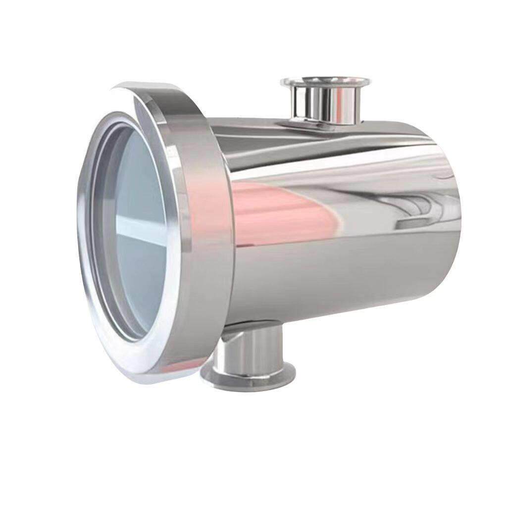 304不锈钢排水隔断卫生级防倒灌地漏卡箍式抛光快装空气阻断器 y