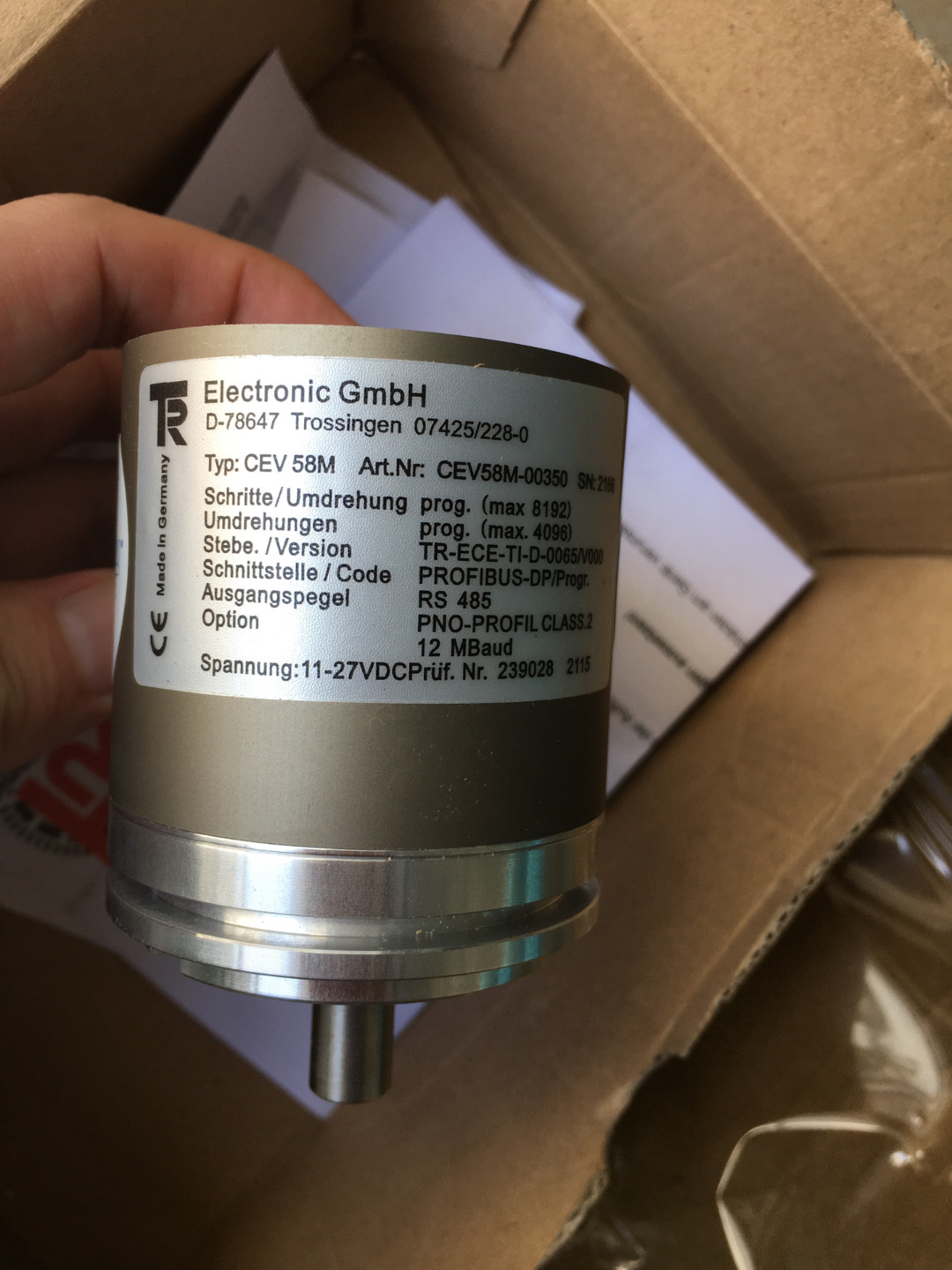 TR帝尔 编码器 CEV58M-00350 全新原装 数量一