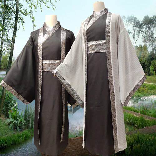 古装汉服男女成人礼仪服装古代商贾大臣衣服老师夫孔子国学演出服