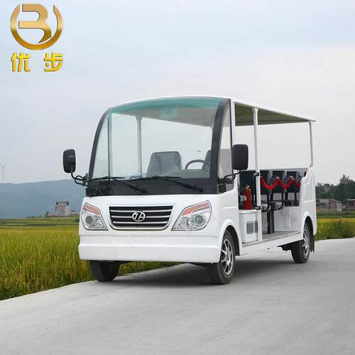 优步电动观光车燃油11座四轮电动旅游景区旅游观光车厂家