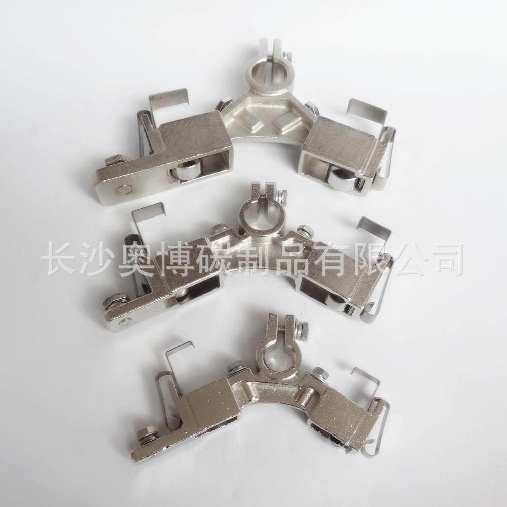 水泥厂钢铁用碳刷发电机碳刷架不锈钢恒压簧碳刷支架直流电机配件