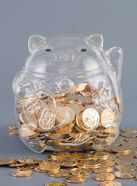 招财猫压岁钱储存罐跨境装饰摆件