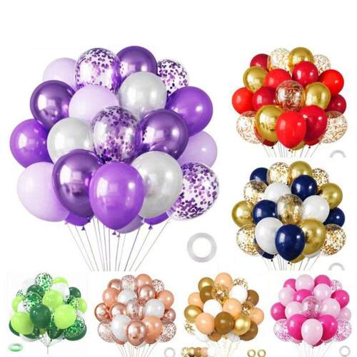 30 40 50 60 Anniversary Balloons Happy Birthday Party Decor
