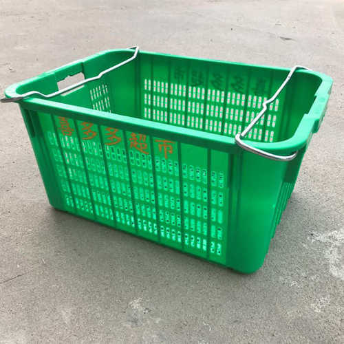 周转框带铁耳 800*550*560果蔬运输箱 全新料加厚工业中转塑料筐