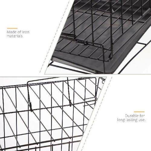 Pet Cage Dog Kennel Cat Crate Iron Wire House Small Animal
