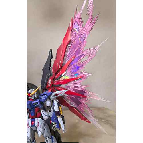 高档魂命B运光翼红机模甲型 B战士系列 1/100比例GN-X成品