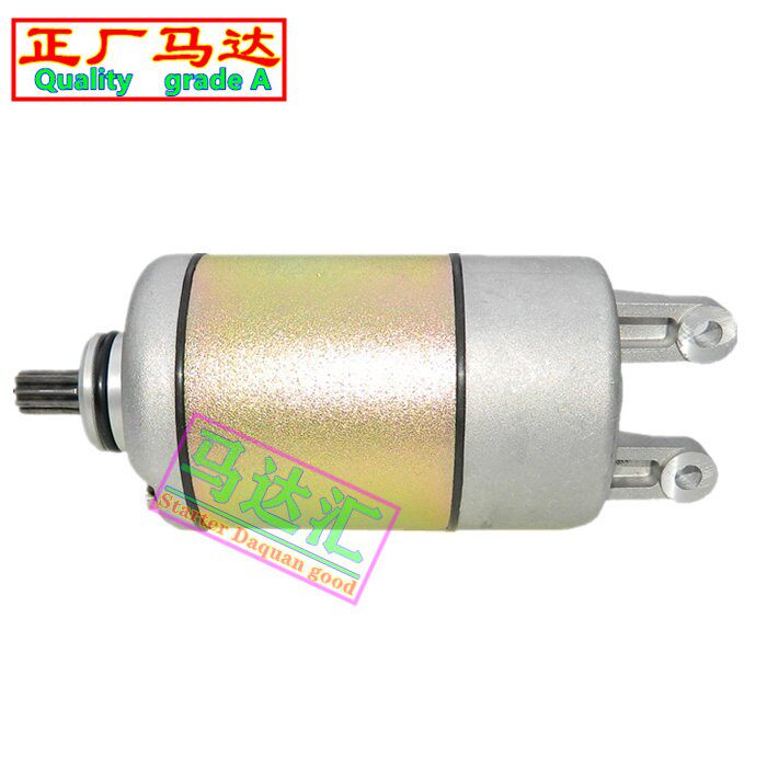 适用春风机车配件250T-8捷悍300马达捷马CF250T-6A起动马达电机