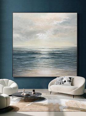 纯手绘油画现代日出饰画装SQ5296幻竖版挂画别玄墅复式楼壁画大寸