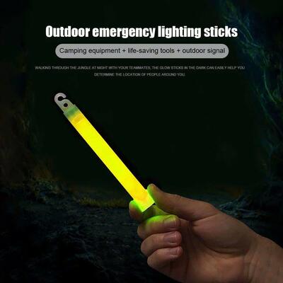 6 Inch Survival Kit Military Glow Light Sticks Walking and H