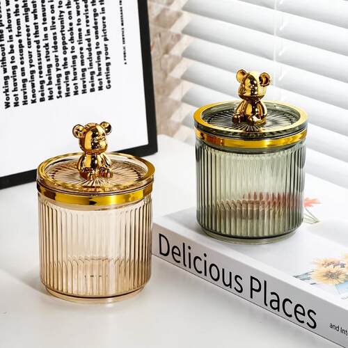 Luxury Lightweight Cotton Swab and Cosmetic Pads Storage Box