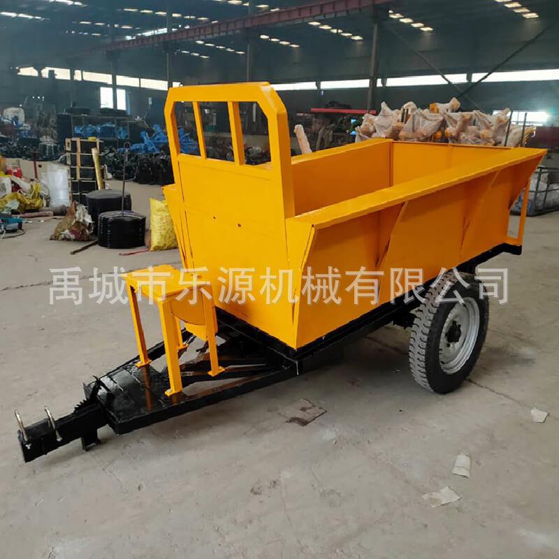 3吨农用拖车单轴两轮自卸拖斗拖拉机配套小型拖车