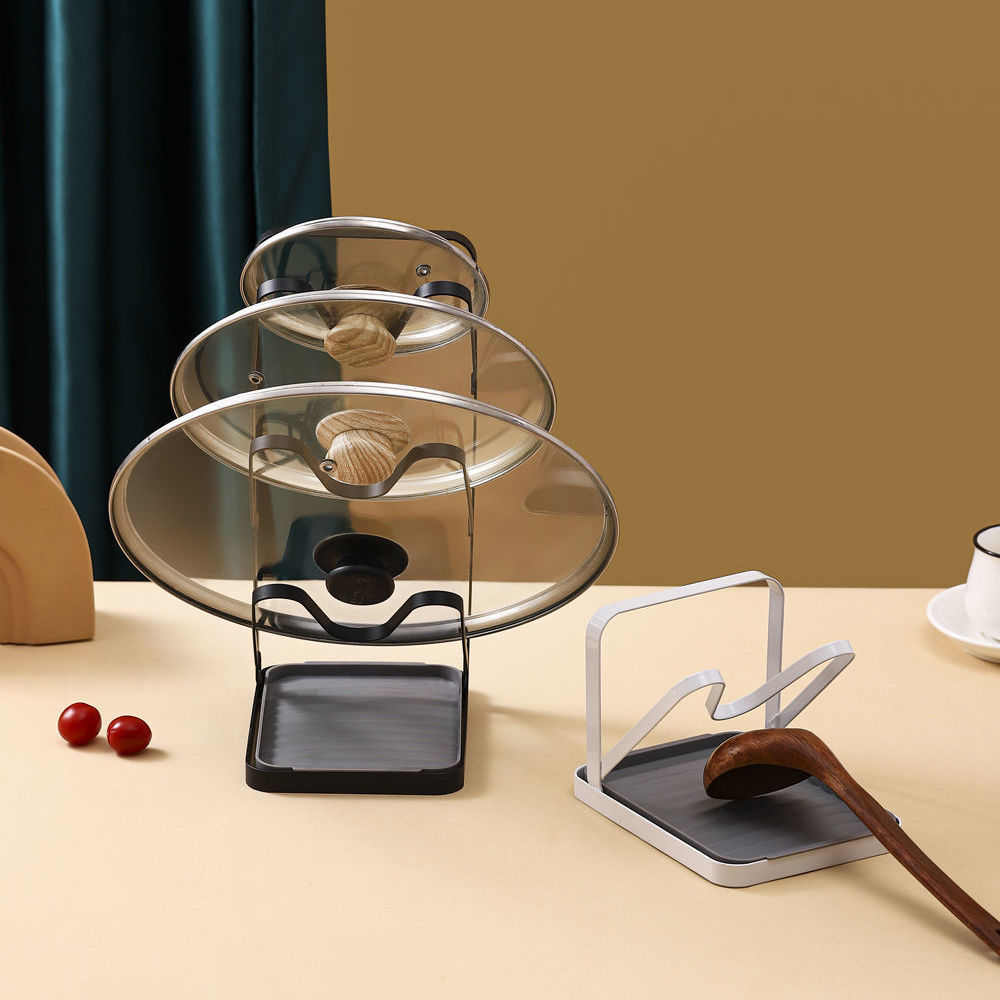 锅盖架筷子锅铲架台面厨房放锅盖收纳家用挂砧板菜板置物其他包邮