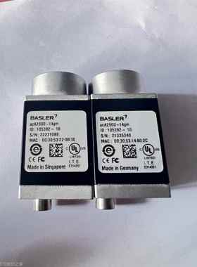 询价asler工业相机acDA2500-14gm/cg巴斯勒CC摄像机acA2500-14ubc
