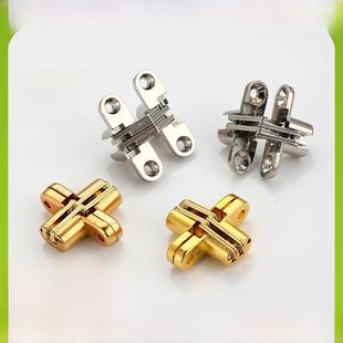 餐桌十字铰合金合页180度折叠隐形暗藏门保温柜门电箱铰炼翻板