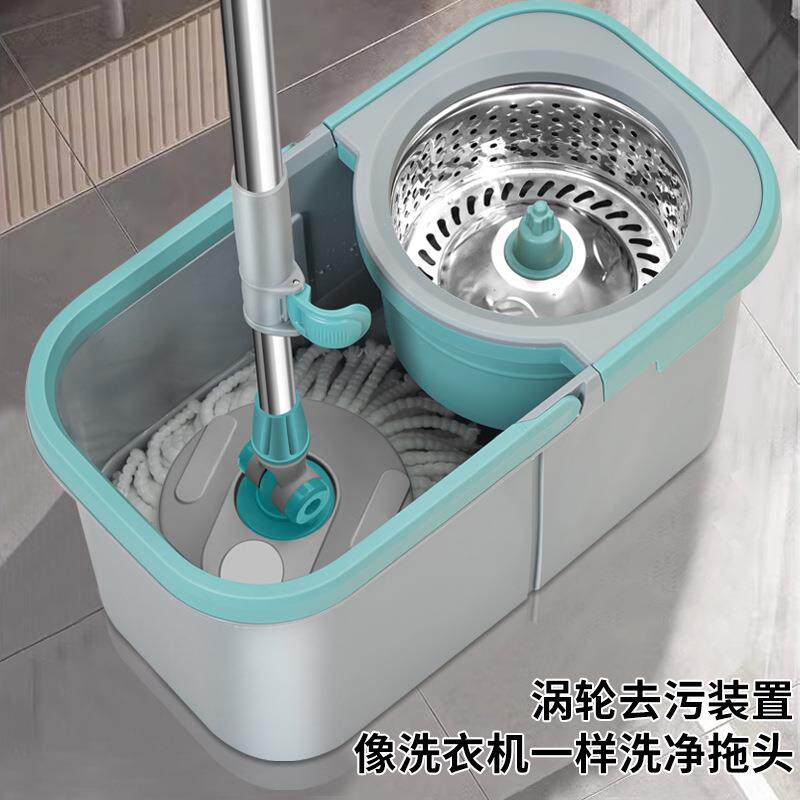 旋转拖把桶套装家把用手懒人拖一拖净旋转拖免洗76把可分离拖把桶