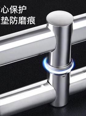 通用型家用办门可调锈孔节不钢玻璃距拉手大门把手重型拉门公室玻