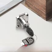 德国海福乐家具锁抽屉锁橱柜门锁锁锁锁锁锁锁锁带钥匙锁文件柜锁