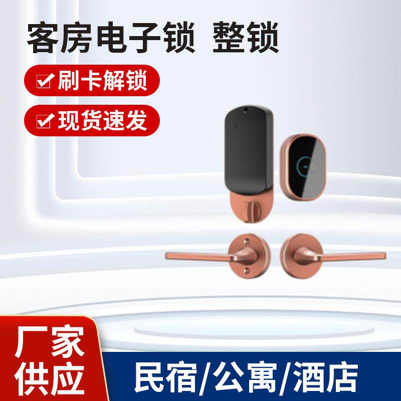 酒店门锁刷卡锁感应锁民宿锁宾馆公寓锁智能分体式高端电子锁