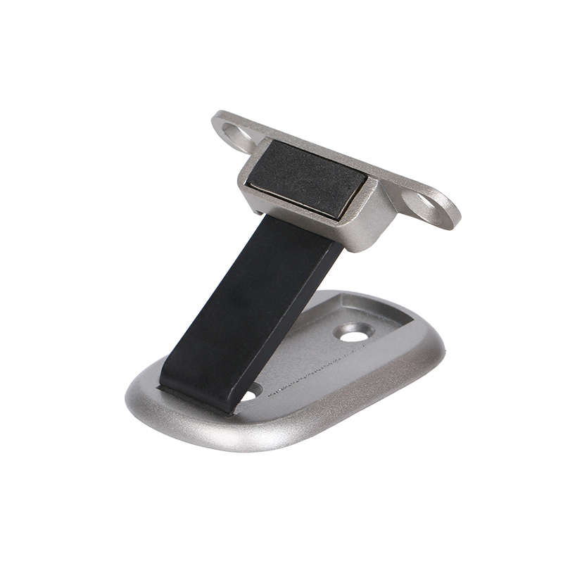 隐形防风地吸卫生间门吸极窄门边框免打孔玻璃铝合金极简门阻