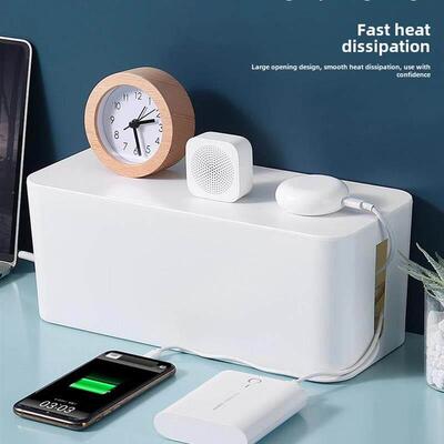 cable box organizer tv storage wire socket line management