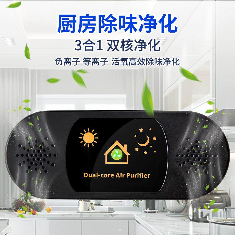 厨房空气除味净化器壁挂电子除味除油烟味垃圾臭味鱼腥味净味器