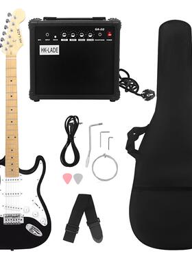 HK·LDE电吉者他ST系列电吉他套装儿ST-860学童生初学弹拨乐器枫A