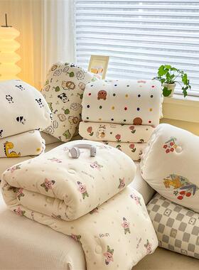秋冬入针必子织棉大豆秋被UYS儿童宿舍单人被四季被加厚冬被春芯
