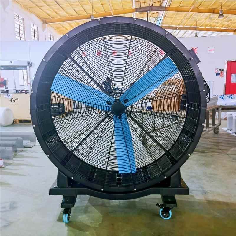 业厂家移工风扇定AF-F150制1.动5大直径吹风40米 可工业落地扇