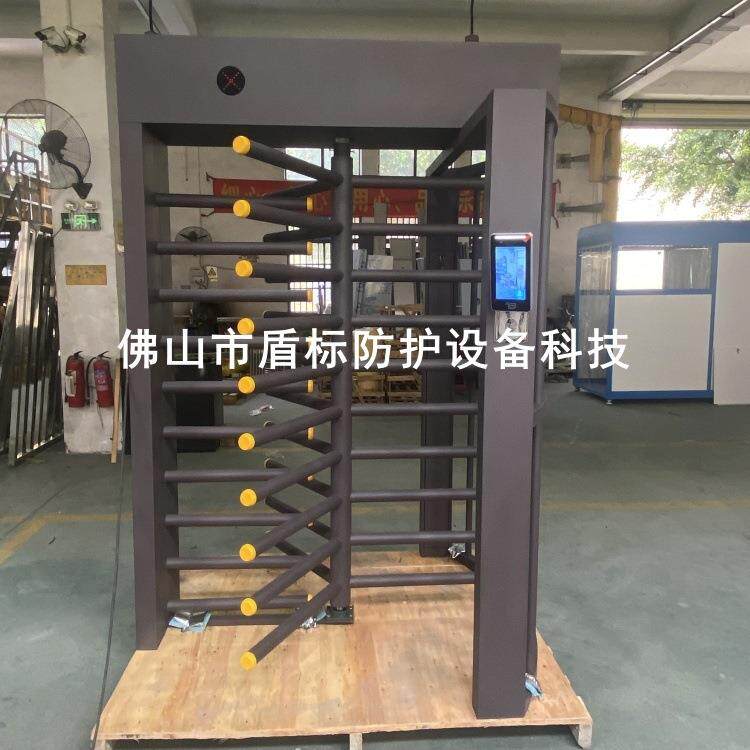 社区出入口刷卡门禁系统 不锈钢加厚栅栏全高转闸 安防访客管理
