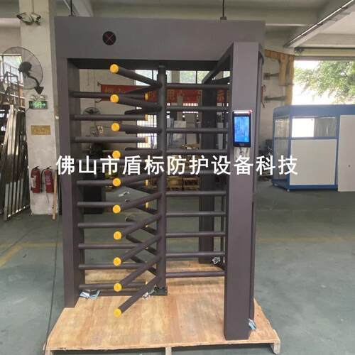 社区出入口刷卡门禁系统 不锈钢加厚栅栏全高转闸 安防访客管理