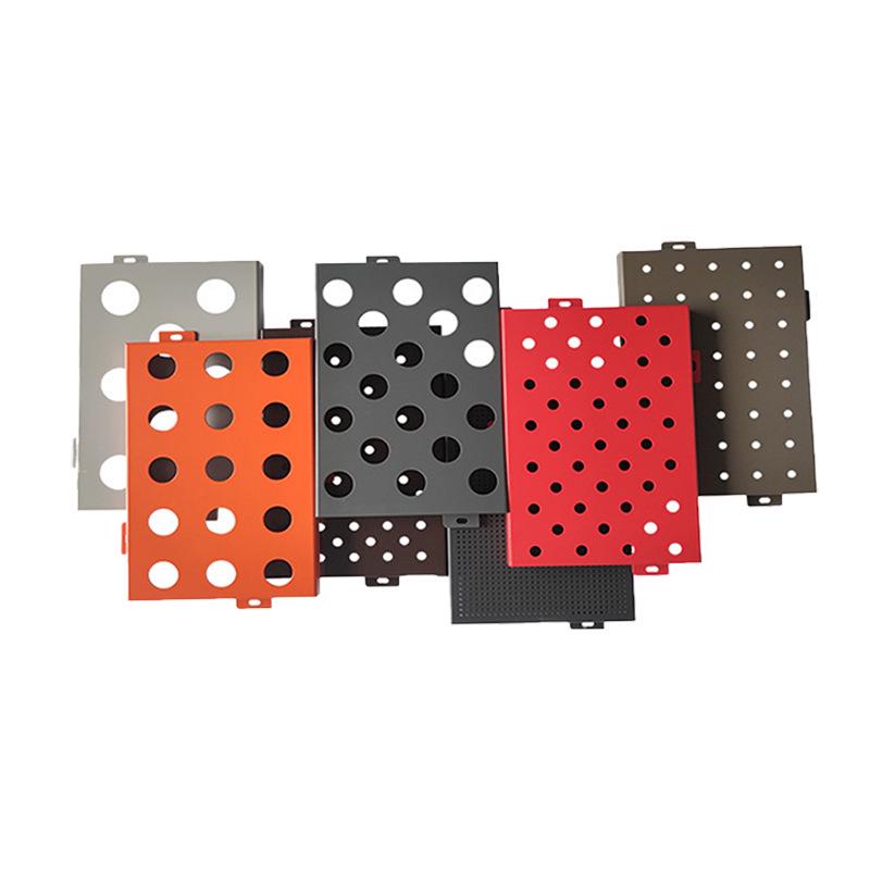 全外墙单板冲孔穿孔铝装饰木纹幕墙吊顶氟碳铝板铝墙板铝单板门头