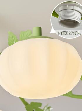 法式创客室厅吊灯灯意个性花苞大厅奶油风温馨741卧灯轻欧式房间