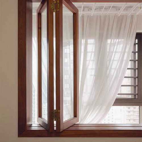 折叠窗推拉窗任意提升窗定制原木极简风提拉窗全景自由上下折叠窗